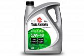 TAKAYAMA 10W-40 масло моторное п/c ACEA A3/B4  API SL  (4л)  металл